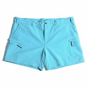 Magellan Men's Fishing Cargo Shorts UPF Protection Quick Dry Blue 3XL NEW